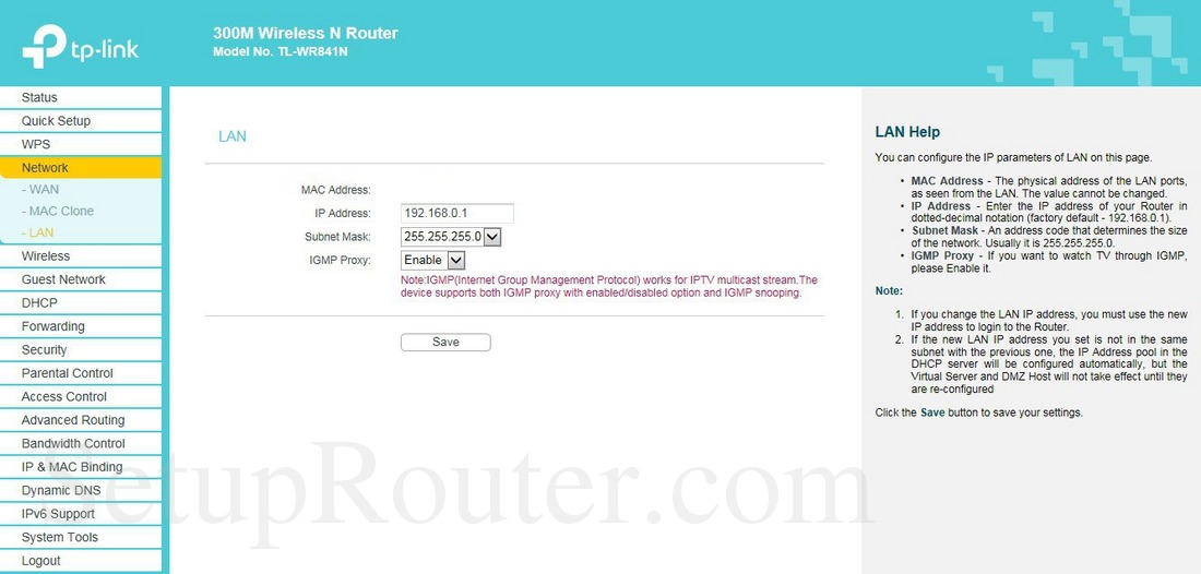 tp-link tl-wr841n driver for mac